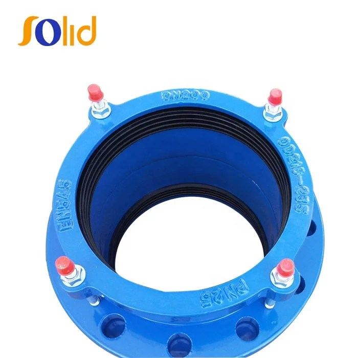 Ductile Iron Wide Big Range Dedicated Flexible Flange Adaptor Coupling