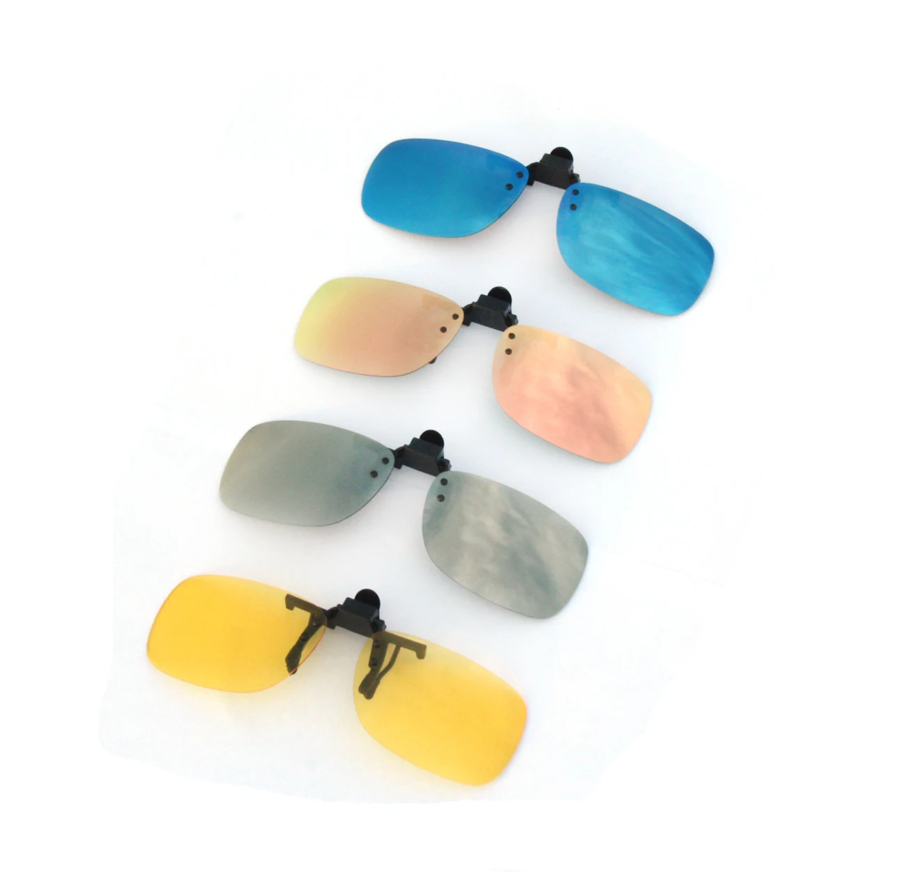 

anti blue light polarized clip sunglasses rimless light Flip glasses clip for men magnetic clip on sunglasses, Customized