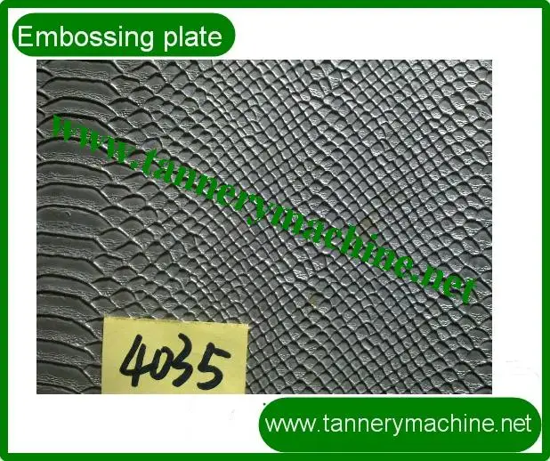 embossing plates for leather