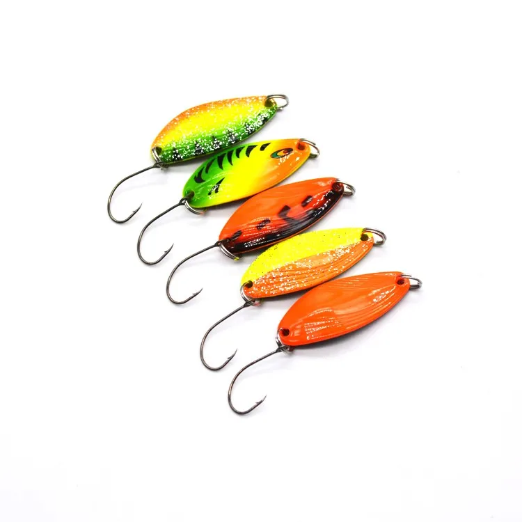 3.2cm 4.5g Cooper Colorful Spinners Metal Fishing Lures / Baits Trout
