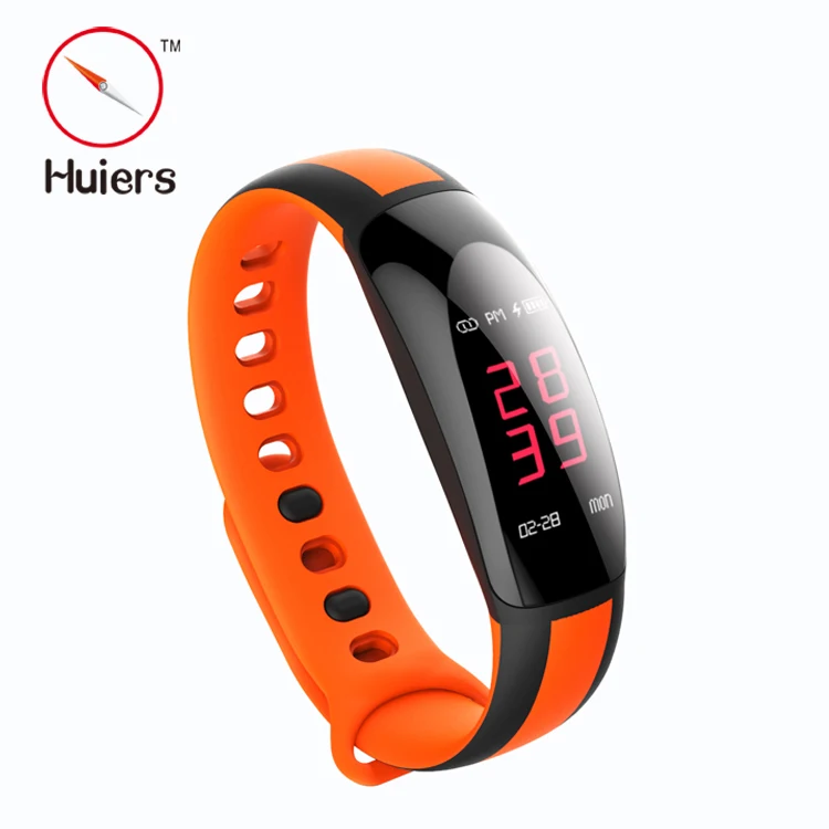 Huiers New Update Blood Pressure Monitor Smart Band U8 Plus Color Screen Fashion Sport Smart Watch for Android and IOS