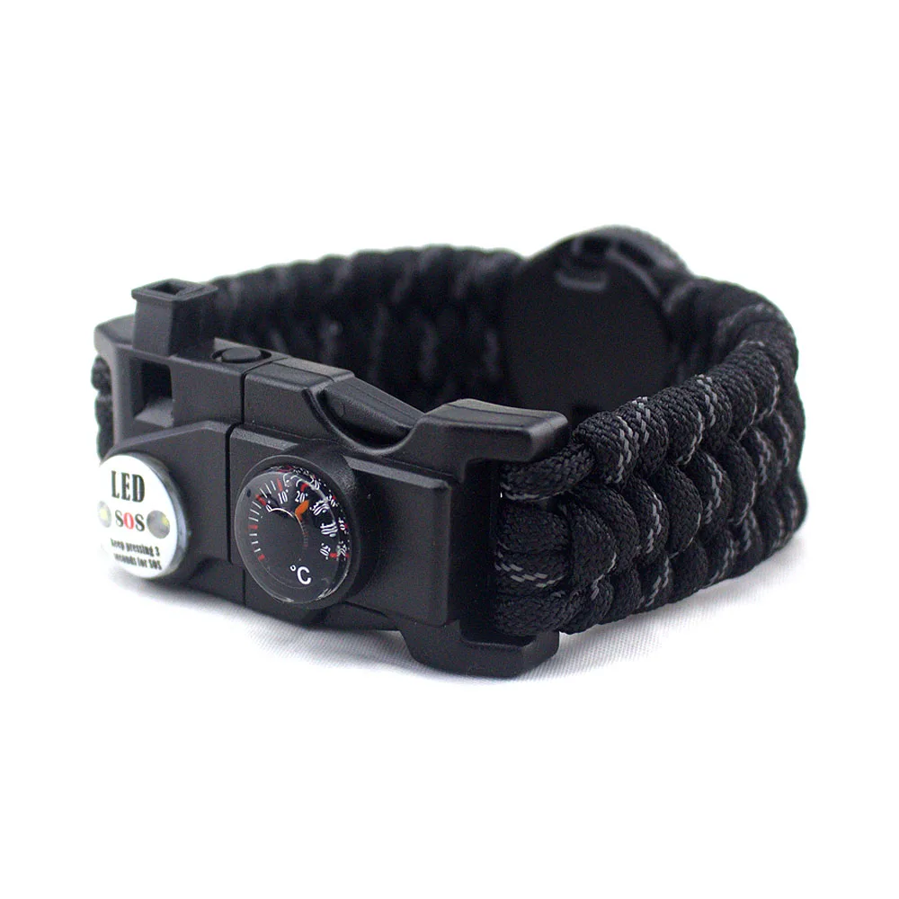 

Bracelet clasp buckle resistant bands bracelet for SOS LED light survival model rescue, Multi colors