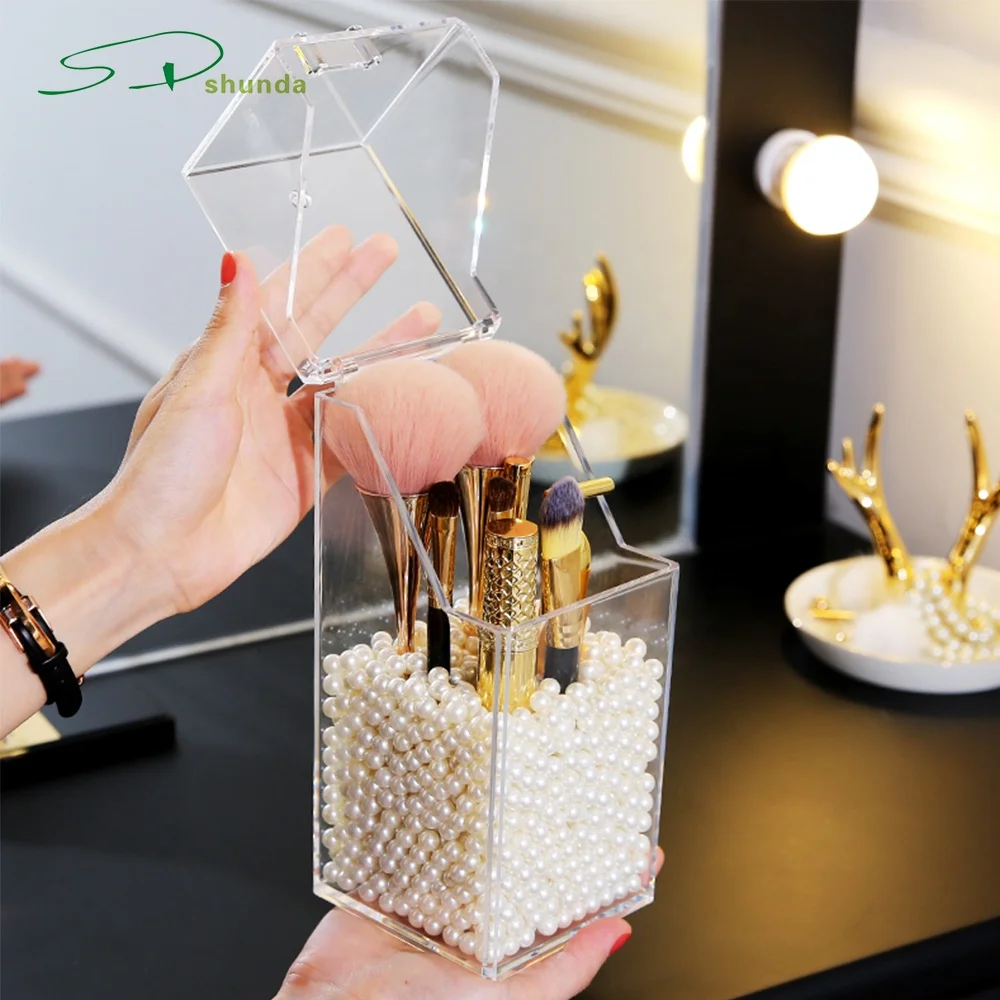 Hot Sell Professional Custom Small Transparent Cosmetic Case Organizer