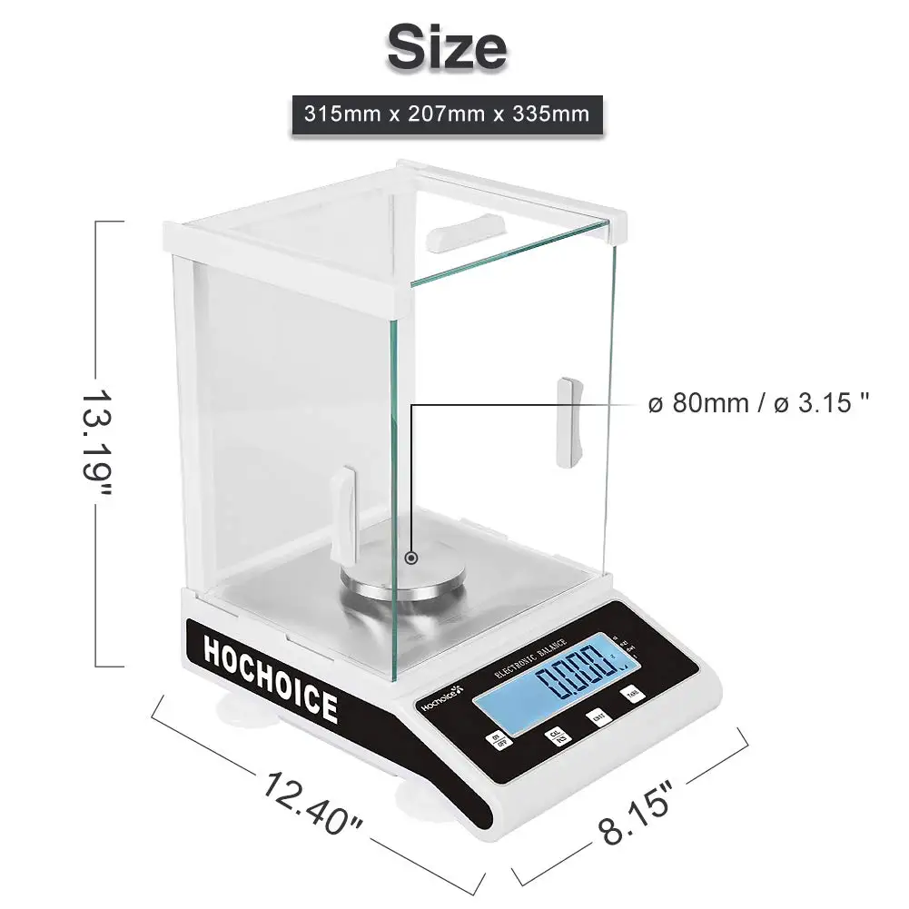 Analytical Balance Lab Digital Electronic Precision Scale 1mg 500g