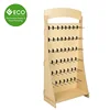 Hook Custom Logo Wood Counter Display For Key Chain
