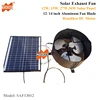 Solar Gable Fan with battery and adjustable solar panel to Keep House Cool and Dry