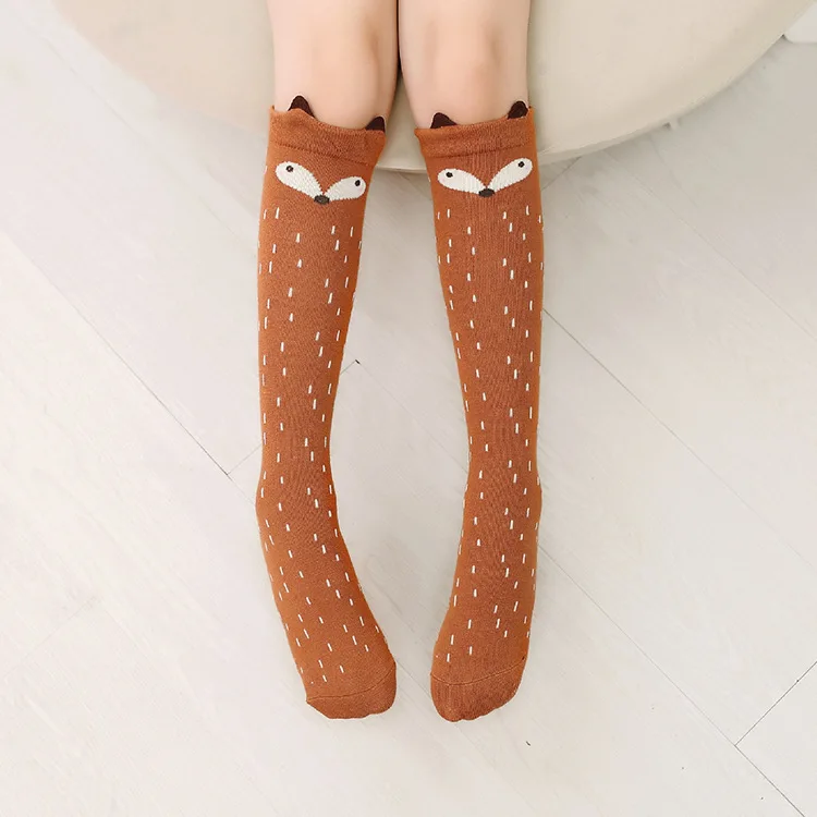 

Fashionable cute Japan kids 3d cartoon young teen girl tube socks wholesale, Customized