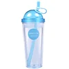 Various Color Printing Custom Logo High Quality Factory Price Free Samples Sport Water Bottles With Straw With Free Sample
