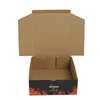 Customized flame red bright takeaway food box for pizza