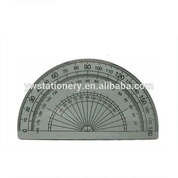 
P1055 plastic protractor made by GPPS material 