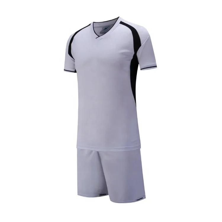

2022 New Design Plain Jersey Uniforms Polyester Soccer Jersey Thailand, Any colors can be made