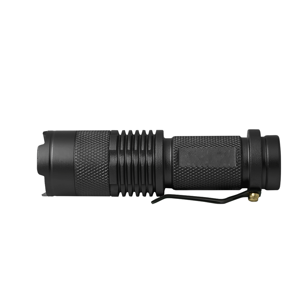 Q5 White Light Frame Mounted Bike Light Zoomable Led Mini Flashlight