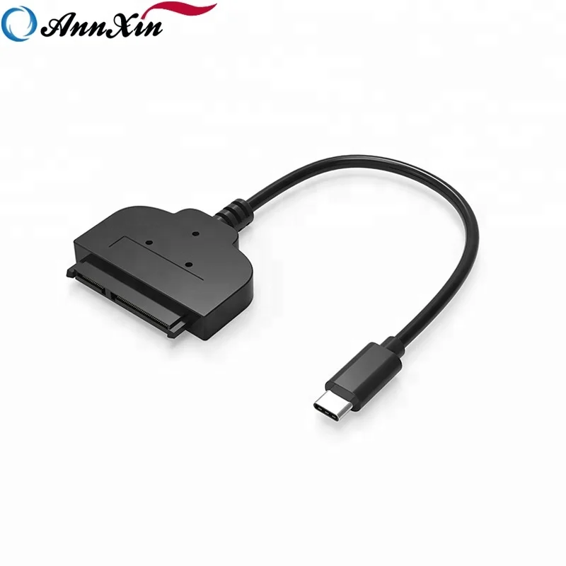 

20CM USB 3.1 Type C to SATA Adapter cable for 2.5 inch hdd Hard Drive, Black