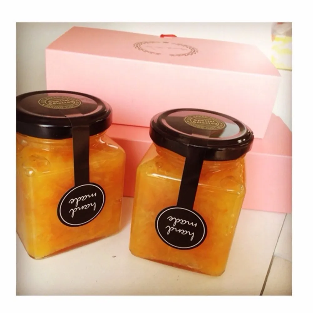 200ml Clear Square Glass Jam Jar With Sealed Metal Lid Buy Glass Jar