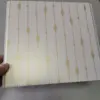 Hot Sale Wood Color Wave Step Two Groove U Groove V Groove PVC Panel Designs Laminated PVC False Ceiling Interior Wall Paneling