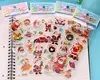 Cartoon Santa Claus stereoscopic bubble stickers Children's products kindergarten small prize Christmas gift PN3817