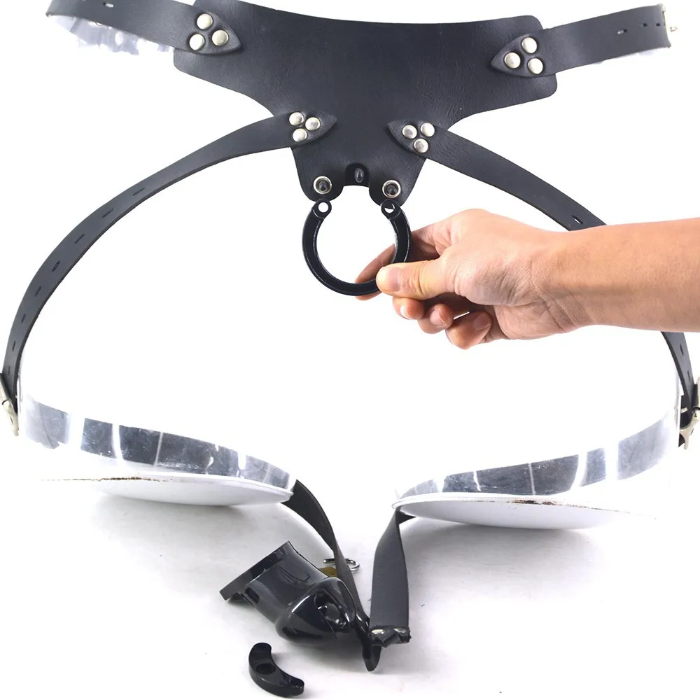 faak 10cm black plastic cage urethral chastity d