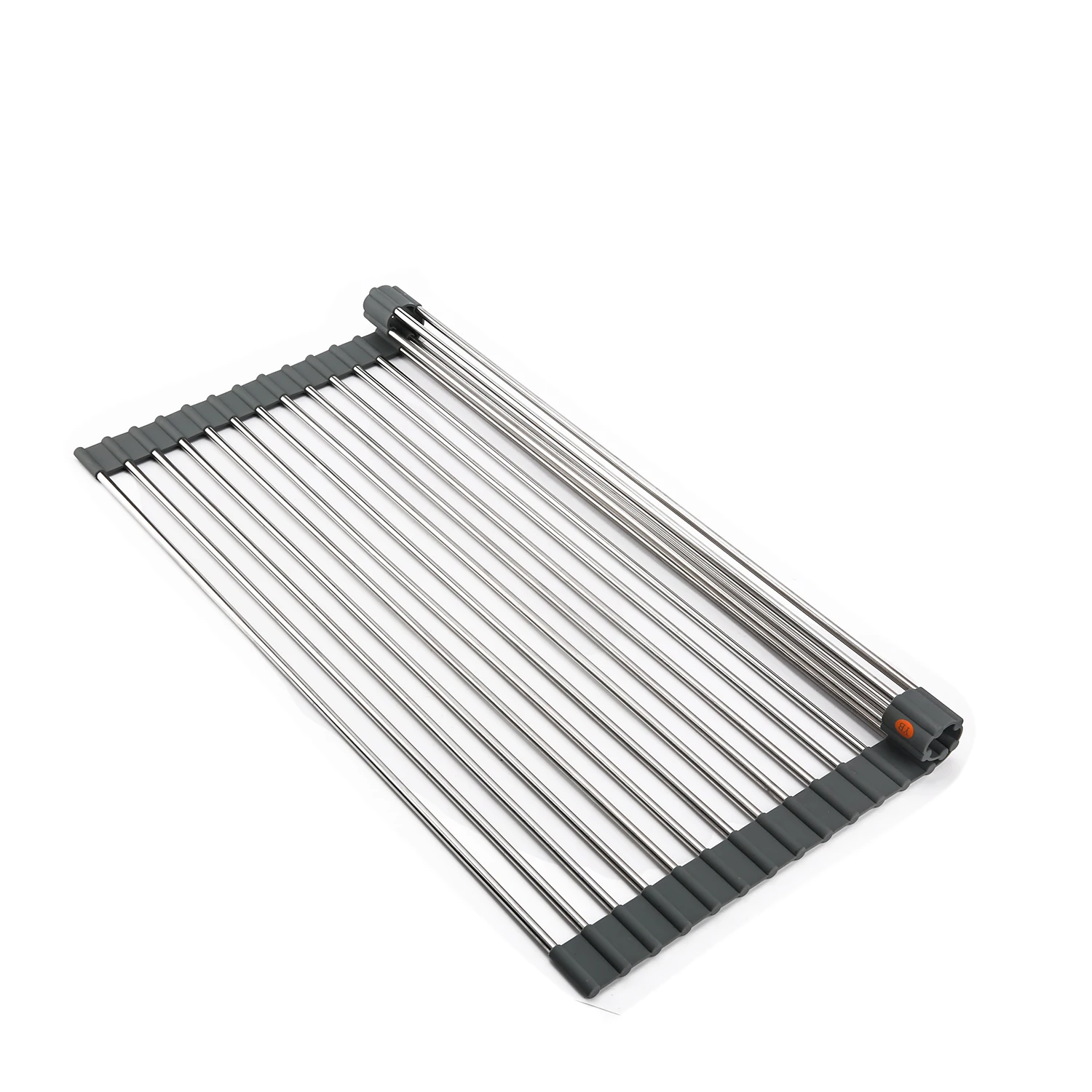 

Over Sink Multipurpose Roll-up Dish Drying Rack for Kitchen, Silver