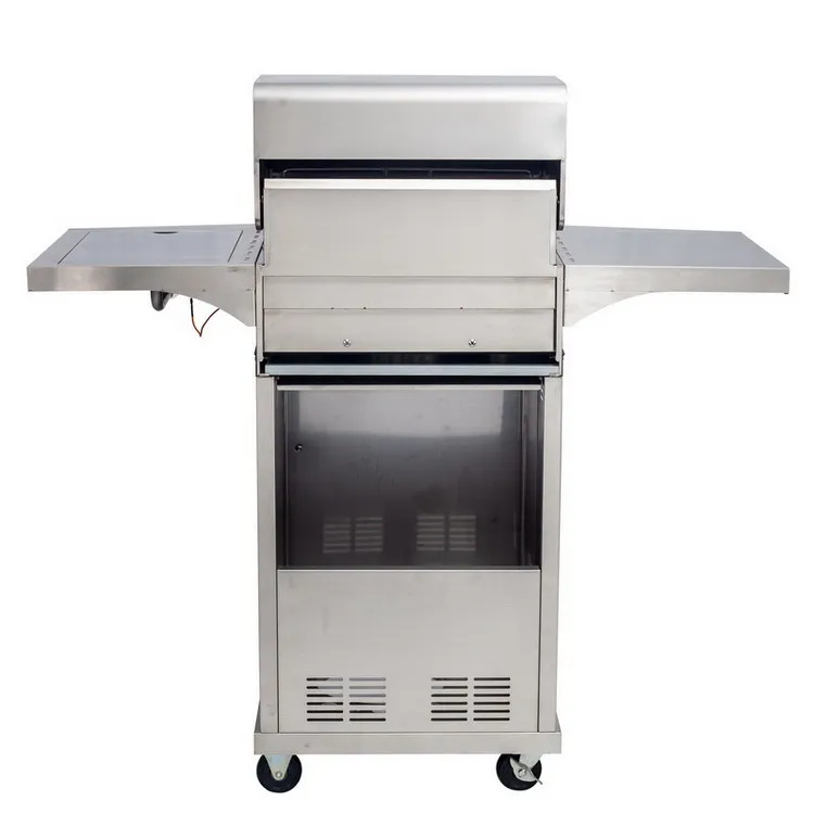 Komenjoy G030201 Ce Glass Window Outdoor Stainless Steel 2burner