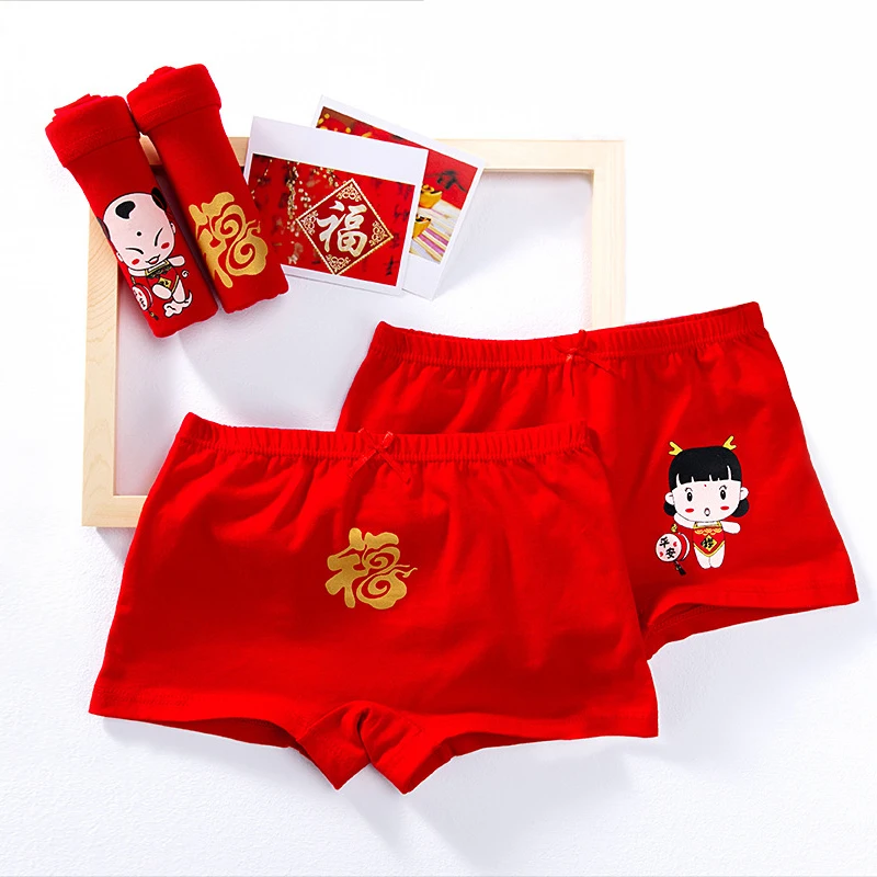 

Custom Top Care Tight Teen Girl Boxer Shorts Big Size Cotton Young Kids Girls Underwear, Red girls underwear kids