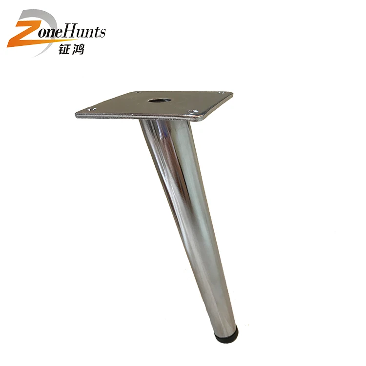 Best Price Metal Iron Sofa Legs Adjustable Screw Feet Cone Metal Chrome