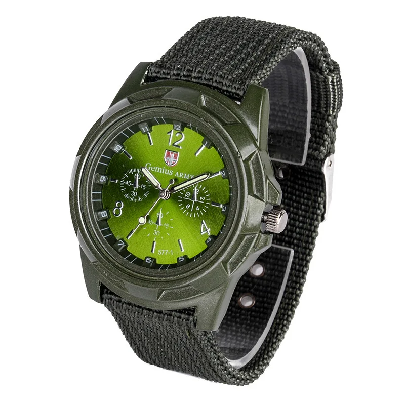 

Unisex Quartz Wristwatches Canvas Man's sports watch, 10colors