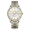 stainless steel 5atm water resistant quartz watch