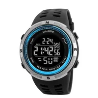 

new men lcd watch 50m waterproof sports 5 colors jelly thin fashion outdoor electronic watch