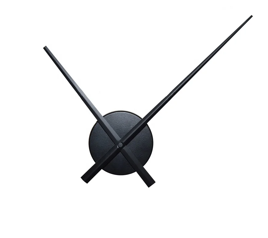 

Simple Elegant Customized Decorative DIY Metal Wall Clock Movement, Black