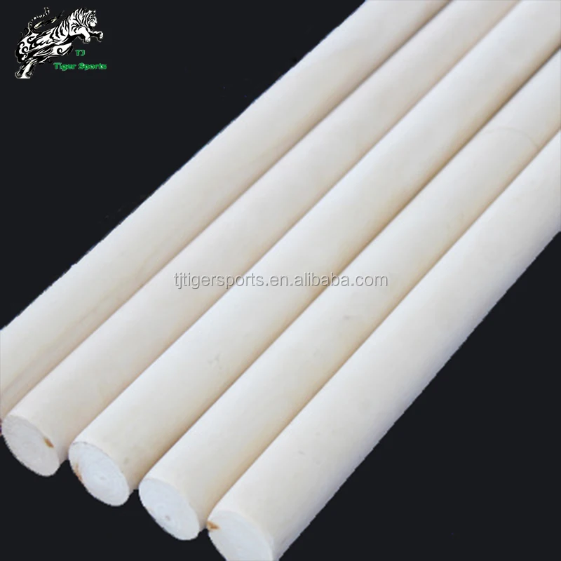 

Martial arts weapons white wax wood bo stick wushu gun
