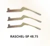 46.80 raschel needle for liba warp knitting machine