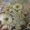 Best price lace fabric with beads for garment
