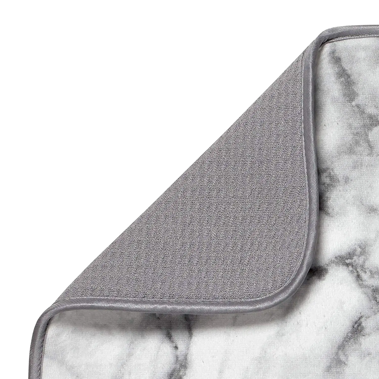 Microfiber Dish Drying Mat 18" X 24" Marble Easy To Clean Marble Dish