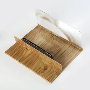 12 inch Wood Pattern Phone Screen Magnifier