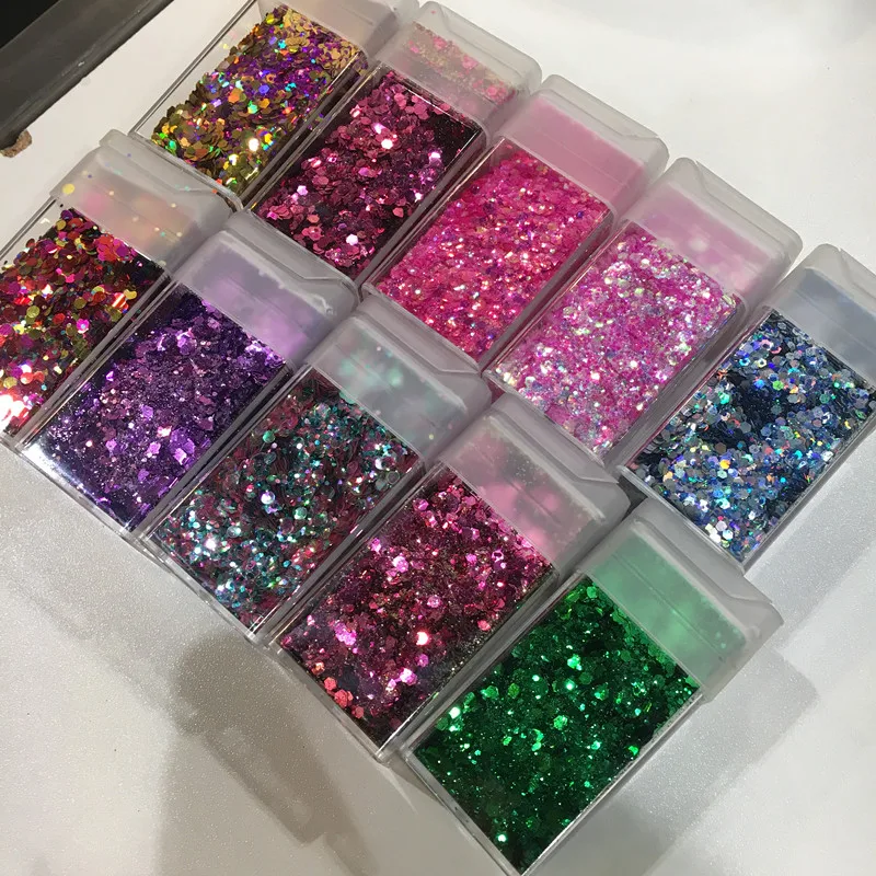 
Guangdong 1.5oz glitter shaker packing with different polyester glitter  (60774138876)
