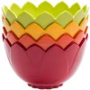 Custom Lotus 4-piece Serving Bowl Set,Fresh Lotus Plastic Serving Bowl Set factory