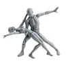 (HOT SALE)iGREATWALL Action Figure Model, Human Mannequin 2.1 Body Kun Doll Body-Chan Man/Woman Action Figure DX Set with Access