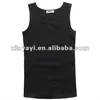 Lycra cotton solid color male models male Korean men tight undershirt vest