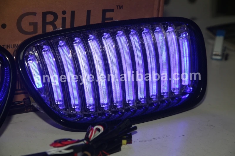 Auto Parts Blue LED Front Grille For BMW m5 F10 f18 2010-2018
