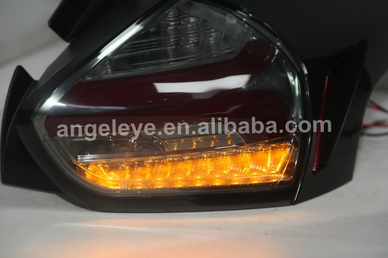 Full LED Tail Lamp for Focus 4 Hatchback 2015-2018 year Smoke housing Clear lens SN