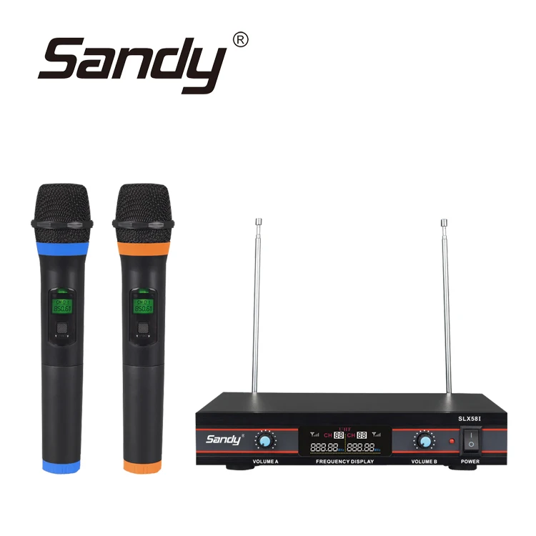 

Sandy Professional DJ Audio Sound System Wireless Microphone