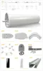 bath shower windows curtain for home Wireless Automation Curtain Motor/electric drapery motor produce by Guangzhou NOVO