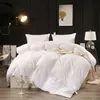 classic square white duck down comforter/white duck feather duvet