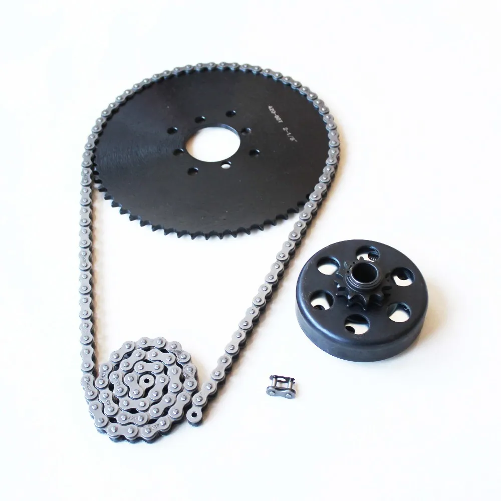 Dry Clutch 3/4" 10 Tooth 41 420 Pitch Chain 60t Sprocket Kit Go Kart