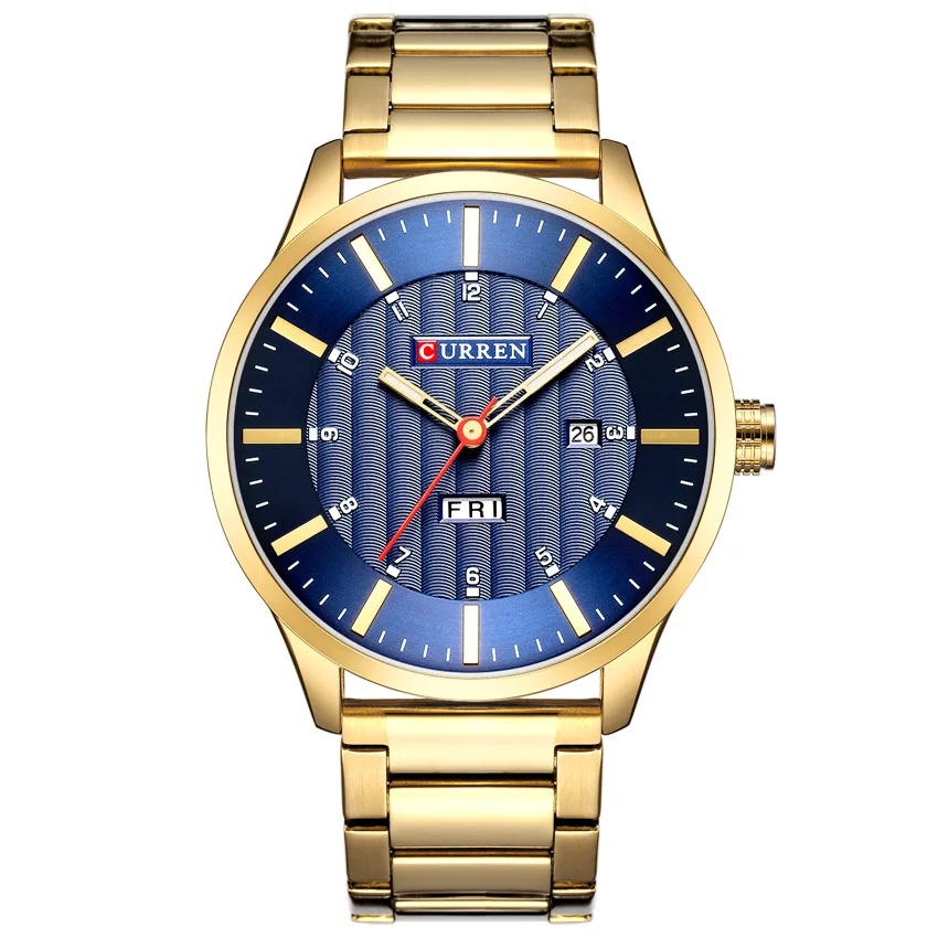 Relogio Masculino Curren Mens Watches Top Brand Luxury Waterproof Stainless Steel Male Clock Dress Famous Business Watch Men