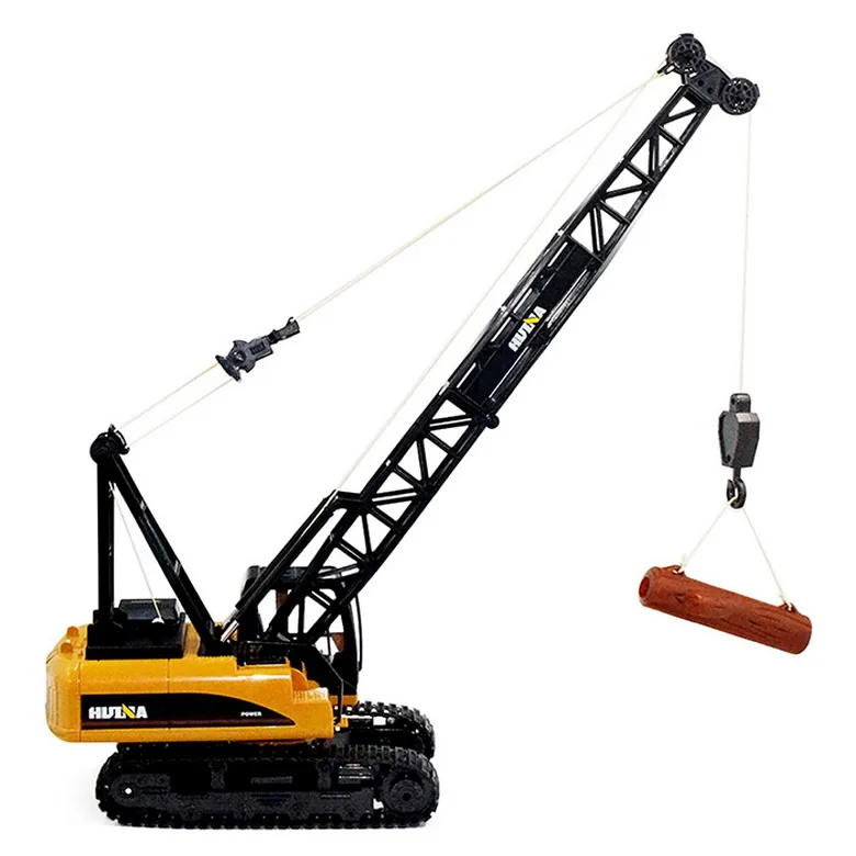 

new global drone huina1572 1:14 2.4G 15CH RC Alloy Crane Engineering Truck RTR Mechanical Sound gifts vs HUANA1580, Yellow
