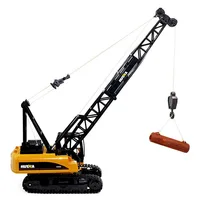 

new global drone huina1572 1:14 2.4G 15CH RC Alloy Crane Engineering Truck RTR Mechanical Sound gifts vs HUANA1580