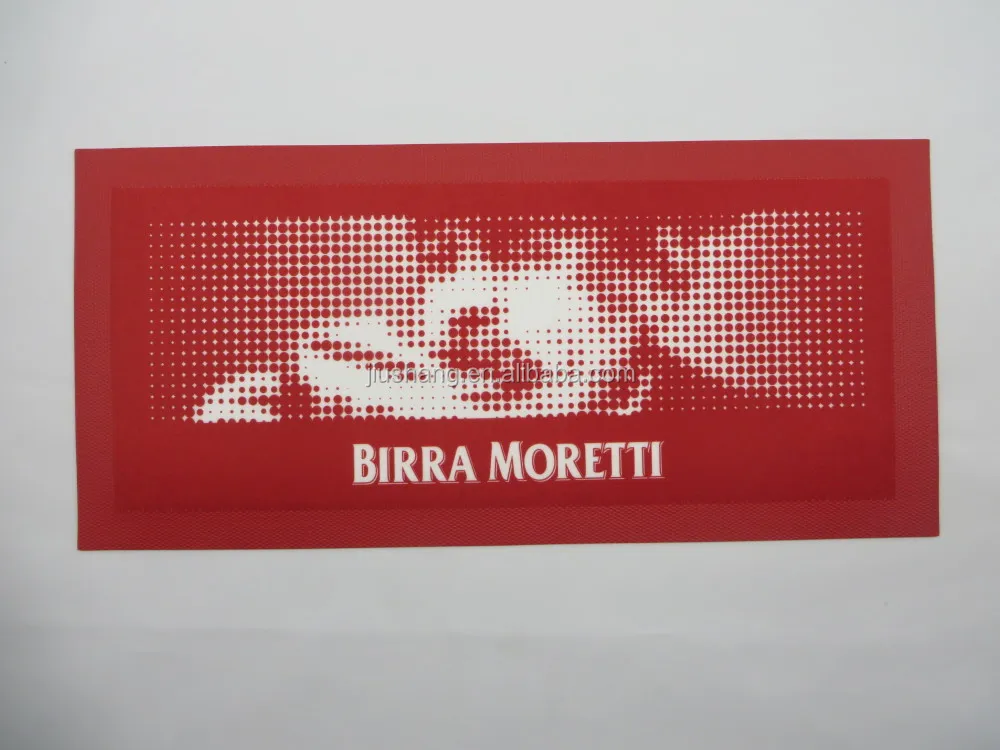 Birra Moretti Rubber Bar Runner Bar Drip Mat
