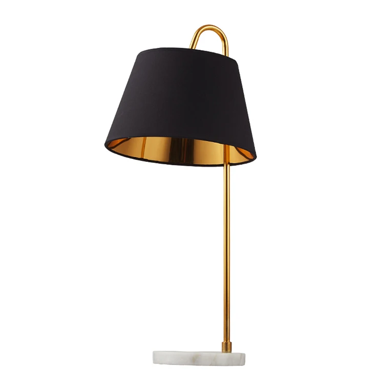 White Fabric Gold Shade Steel Marble Hotel Table Lamp Buy Marble Hotel Table Lamp,Fabric