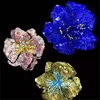 Garment Accessories 3D flower motifs Sequin flower applique Decorative beaded trims for bag shoes clothing